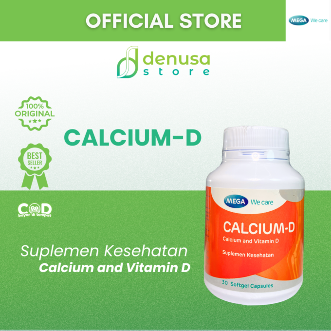 MEGA We Care Calcium D 30 Softgel Capsules