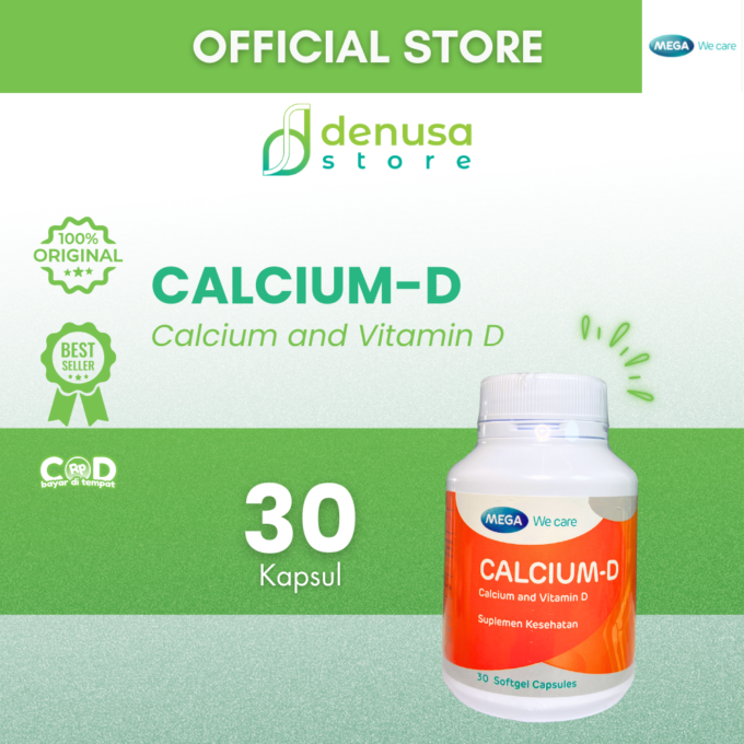 MEGA We Care Calcium D 30 Softgel Capsules