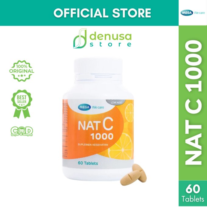 MEGA We Care Nat C 1000 Suplemen Kesehatan 60 Tablet