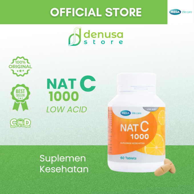 MEGA We Care Nat C 1000 Suplemen Kesehatan 60 Tablet