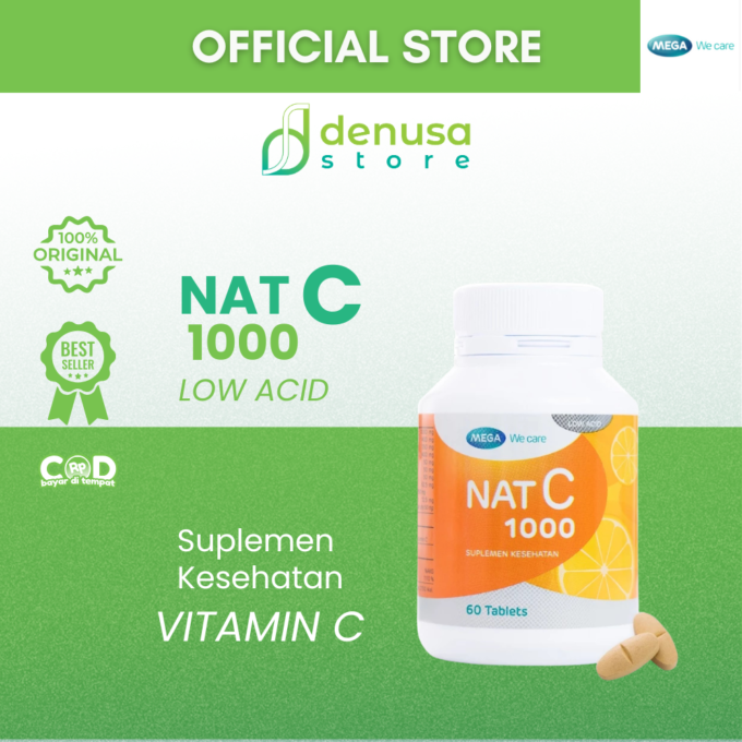 MEGA We Care Nat C 1000 Suplemen Kesehatan 60 Tablet