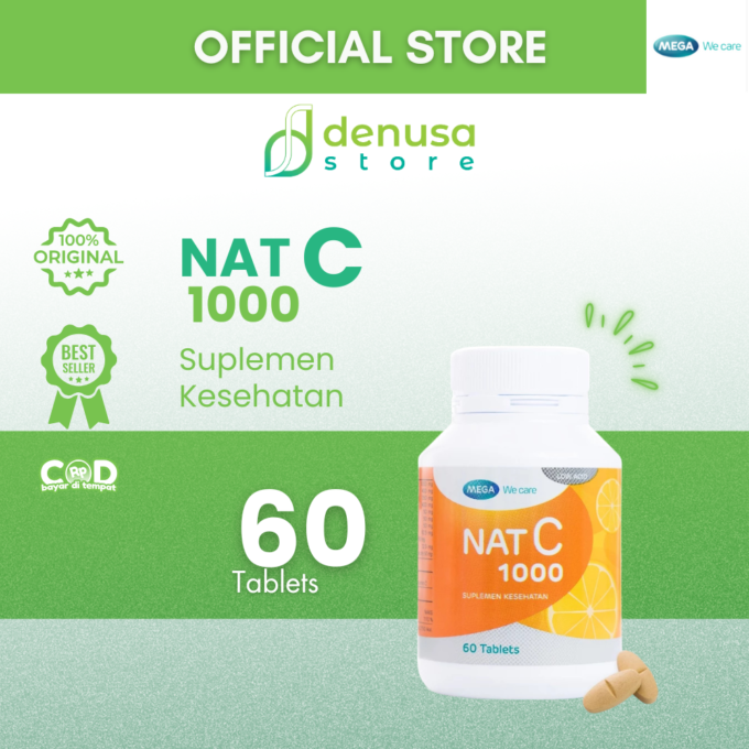 MEGA We Care Nat C 1000 Suplemen Kesehatan 60 Tablet