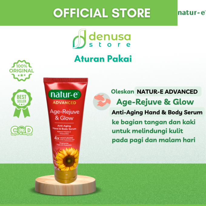 Natur-e Advanced Age Rejuve n Glow Anti Aging Hand n Body Serum 180 ml