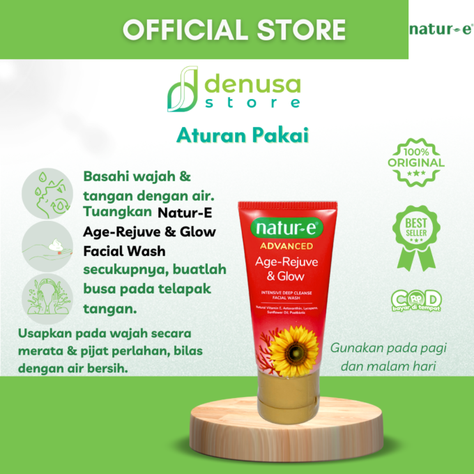 Natur-e Advanced Age Rejuve n Glow Intensive Deep Cleanse Facial Wash 50 ml