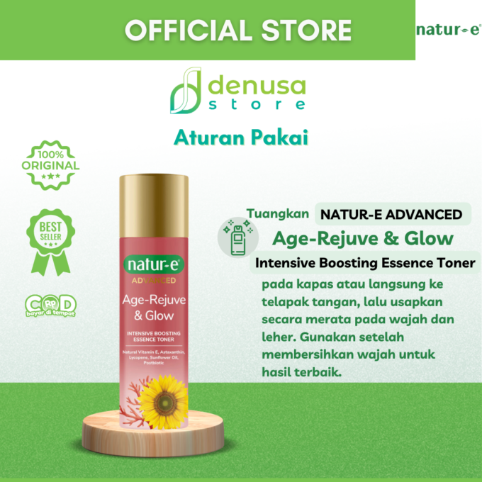 Natur-e Advanced Age Rejuve n Glow Intensive Boosting Essence Toner 100 ml