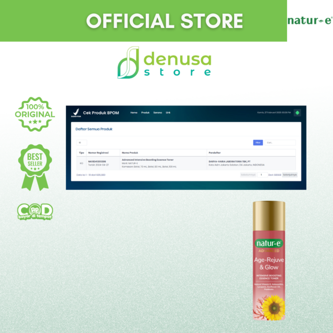 Natur-e Advanced Age Rejuve n Glow Intensive Boosting Essence Toner 100 ml
