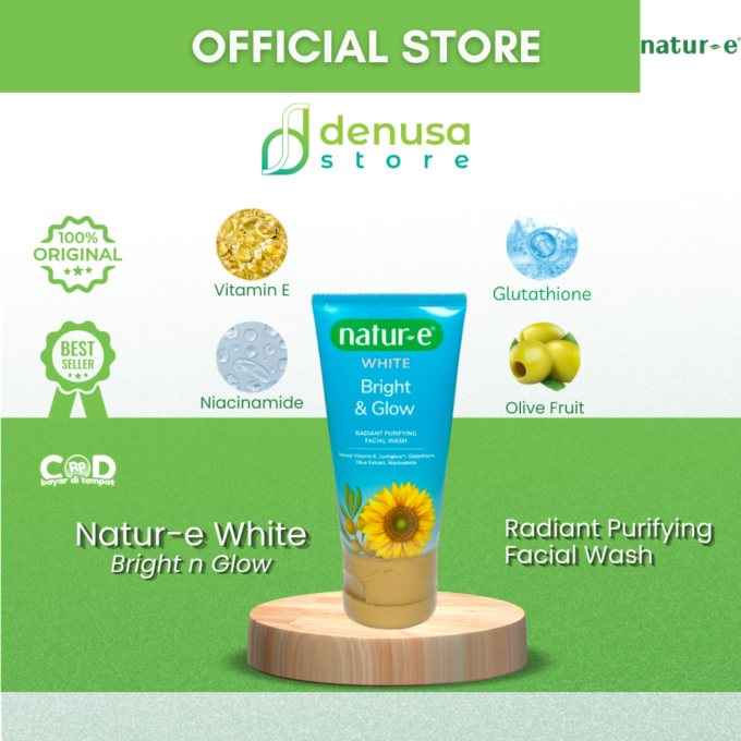 Natur-e White Bright n Glow Radiant Purifying Facial Wash 50 ml