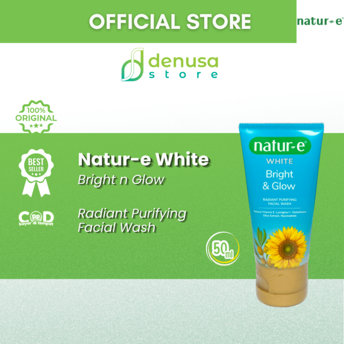 Natur-e White Bright n Glow Radiant Purifying Facial Wash 50 ml