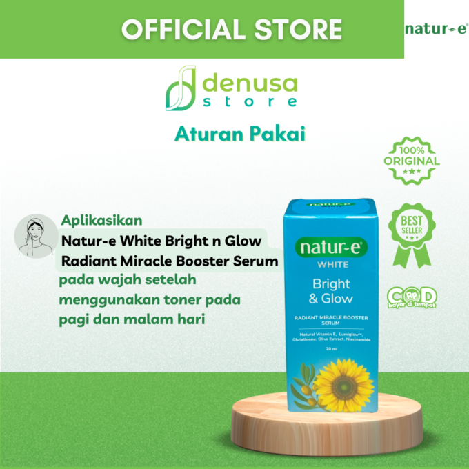 Natur-e White Bright n Glow Radiant Miracle Booster Serum 20 ml
