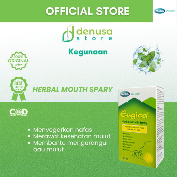 MEGA We Care Eugica Herbal Mouth Spray 10 ml