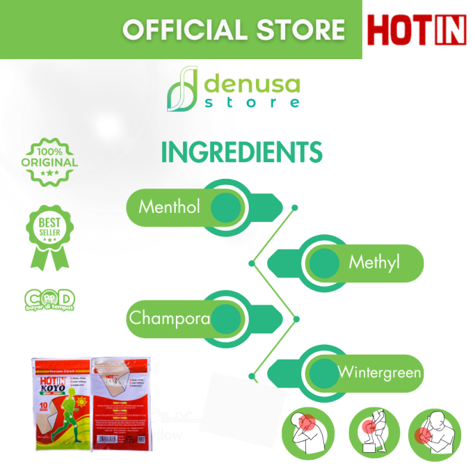 HOTIN Koyo Aroma Therapy 1 Sachet isi 10 lembar