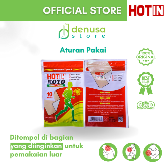HOTIN Koyo Aroma Therapy 1 Sachet isi 10 lembar
