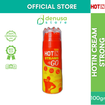 HOTIN Cream Strong Go 3in1 Roll On With Aplikator Pijat 100gr