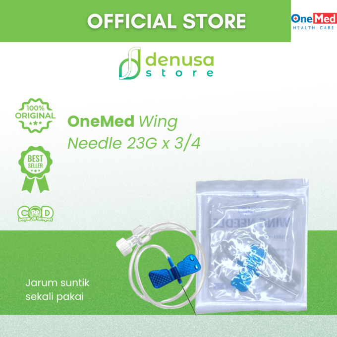 OneMed Wing Needle 23G x 3/4
