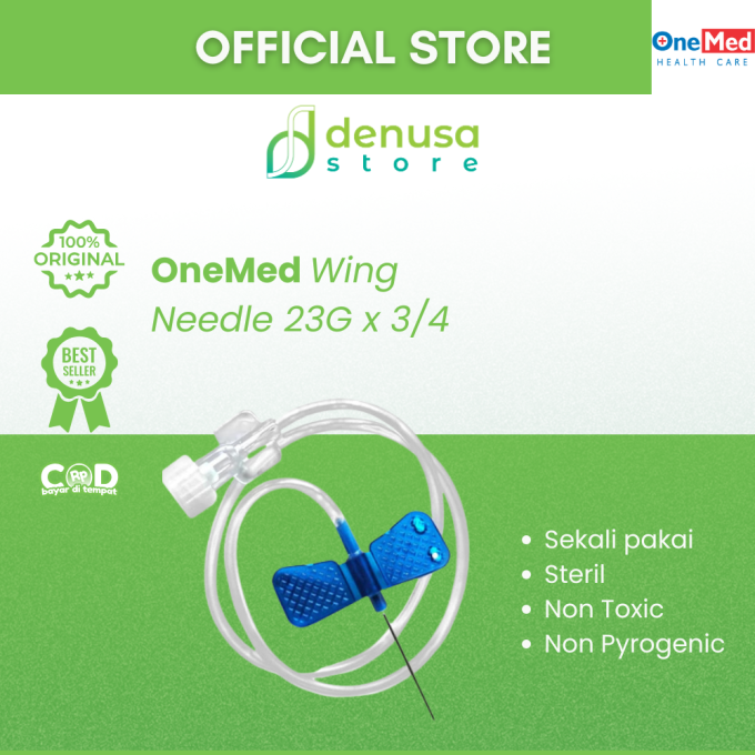 OneMed Wing Needle 23G x 3/4