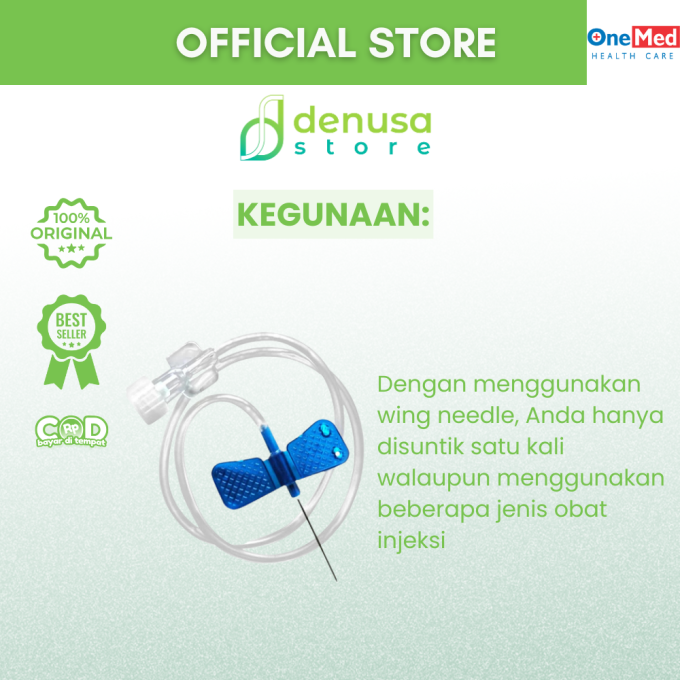 OneMed Wing Needle 23G x 3/4