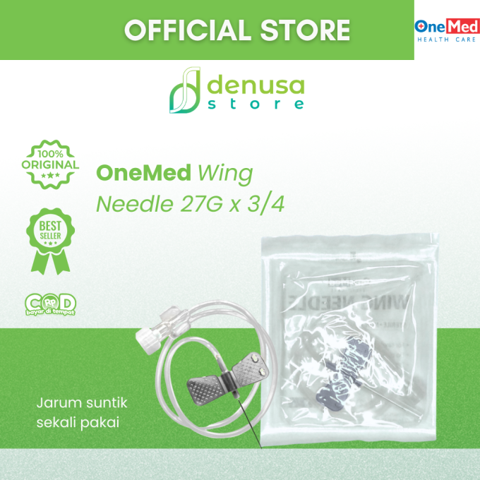 OneMed Wing Needle 27G x 3/4