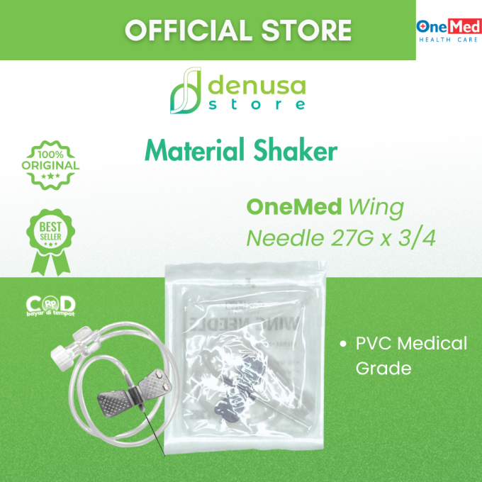 OneMed Wing Needle 27G x 3/4