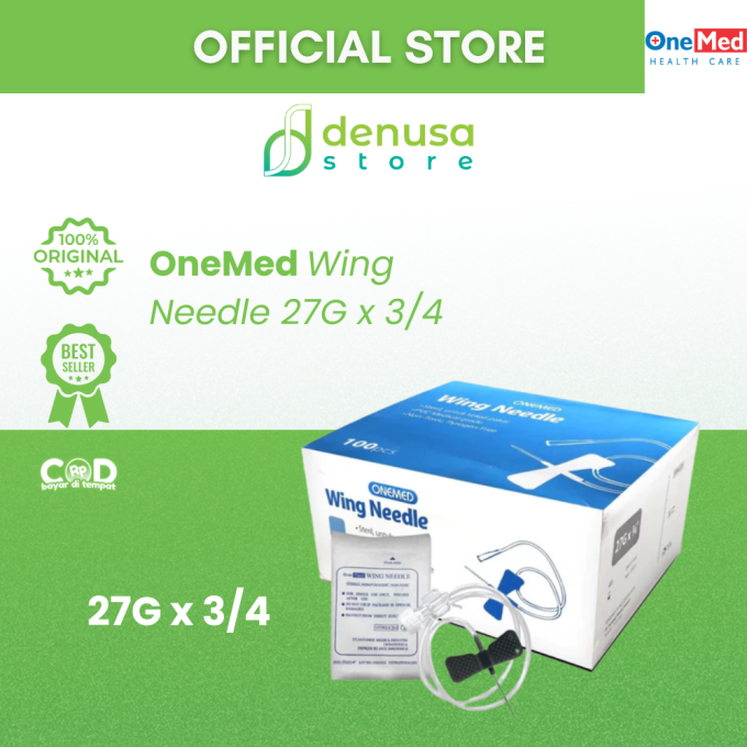 OneMed Wing Needle 27G x 3/4