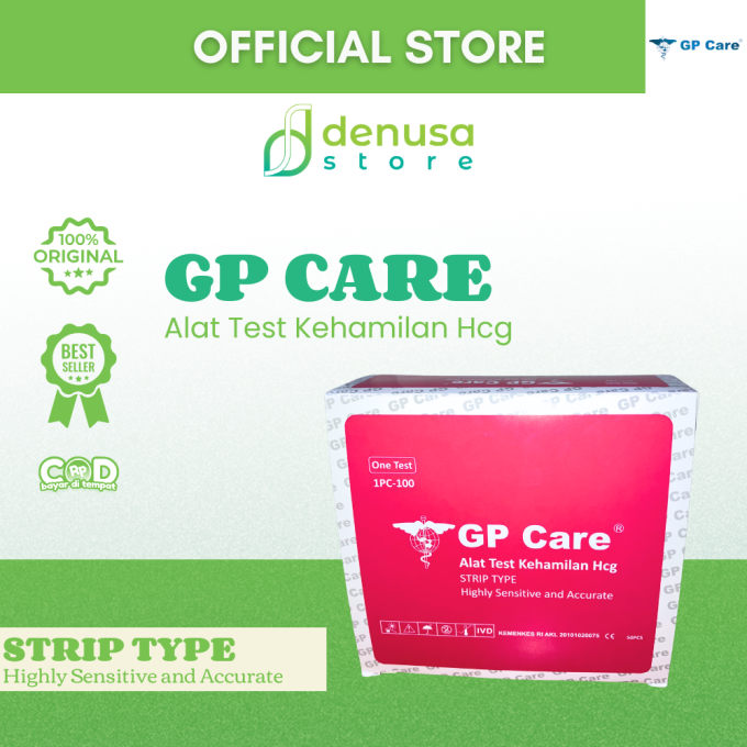 GP Care Alat Test Kehamilan Hcg 1 Kotak isi 50 strip
