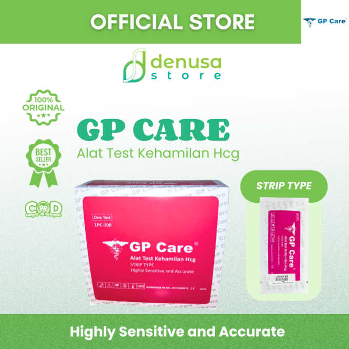 GP Care Alat Test Kehamilan Hcg 1 Kotak isi 50 strip