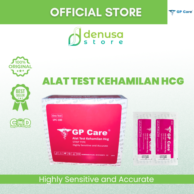 GP Care Alat Test Kehamilan Hcg 1 Kotak isi 50 strip