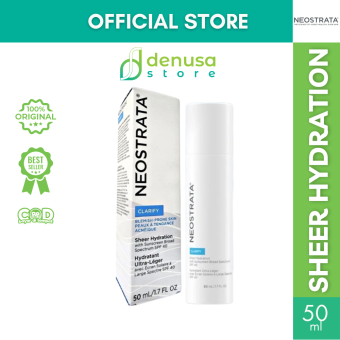 Neostrata Clarify Sheer Hydration Sunscreen Broad Spectrum SPF 40 50 ml