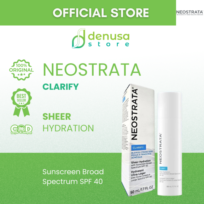 Neostrata Clarify Sheer Hydration Sunscreen Broad Spectrum SPF 40 50 ml