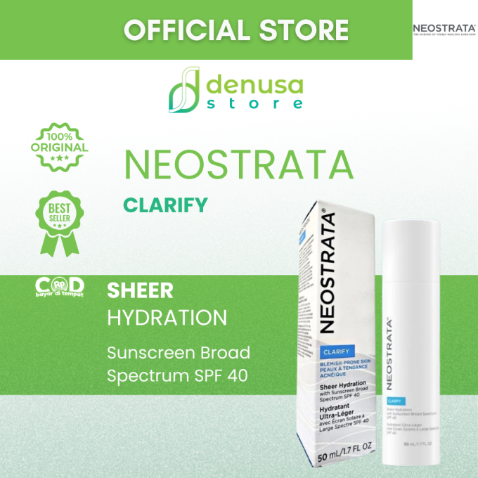 Neostrata Clarify Sheer Hydration Sunscreen Broad Spectrum SPF 40 50 ml