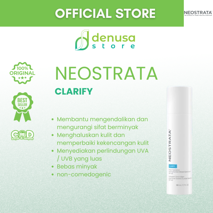 Neostrata Clarify Sheer Hydration Sunscreen Broad Spectrum SPF 40 50 ml