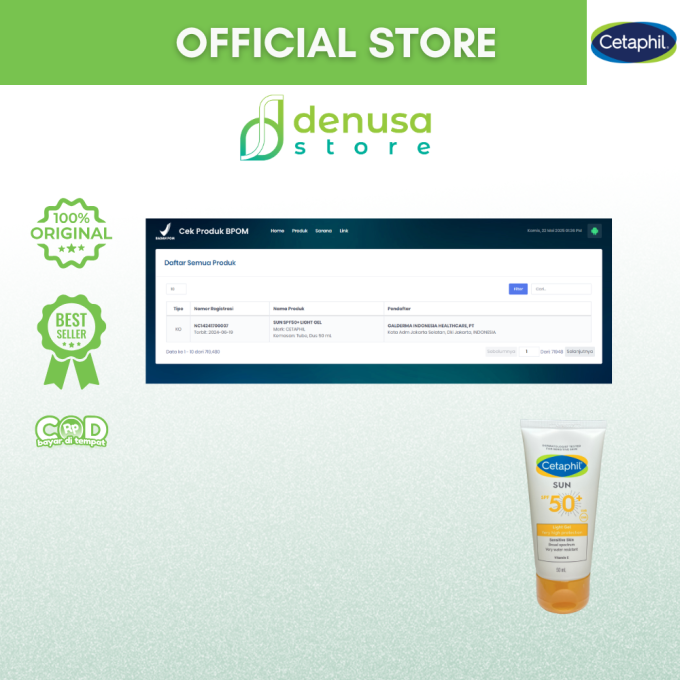 CETAPHIL SUN SPF50+ Light Gel 50 ml