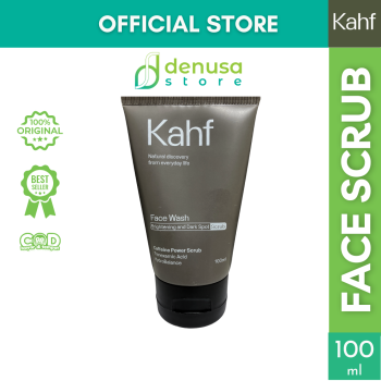 KAHF Face Wash Brightening and Dark Spot Scrub 100ml