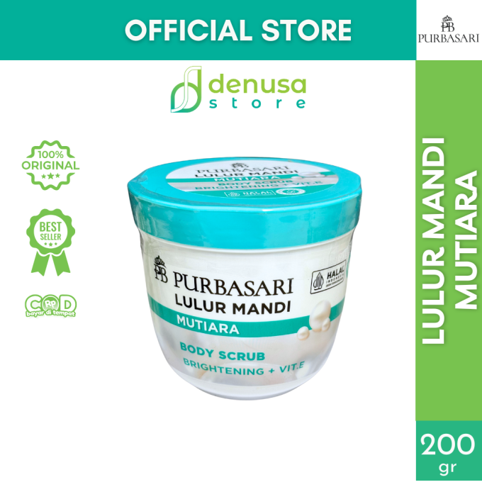 PURBASARI Lulur Mandi Mutiara Body Scrub 200 gram