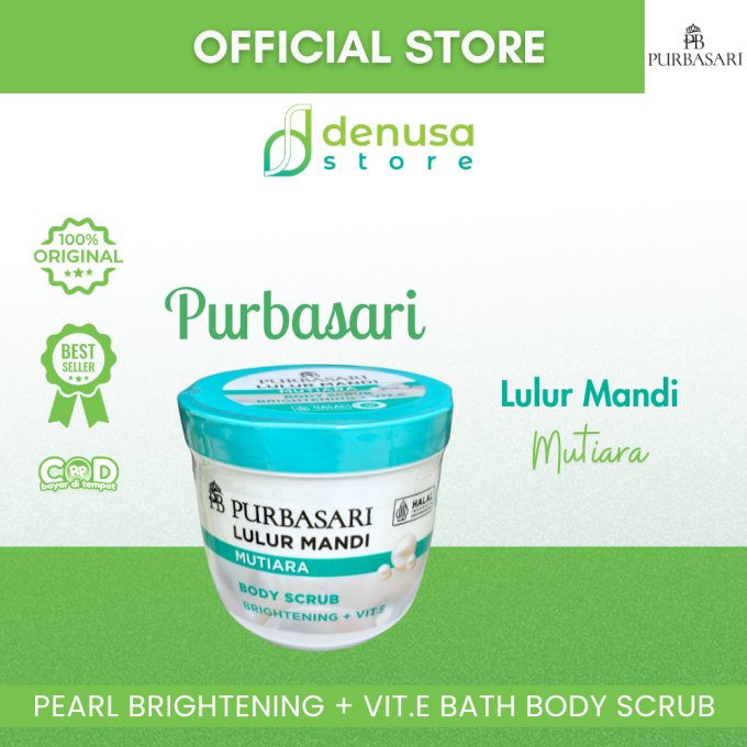 PURBASARI Lulur Mandi Mutiara Body Scrub 200 gram
