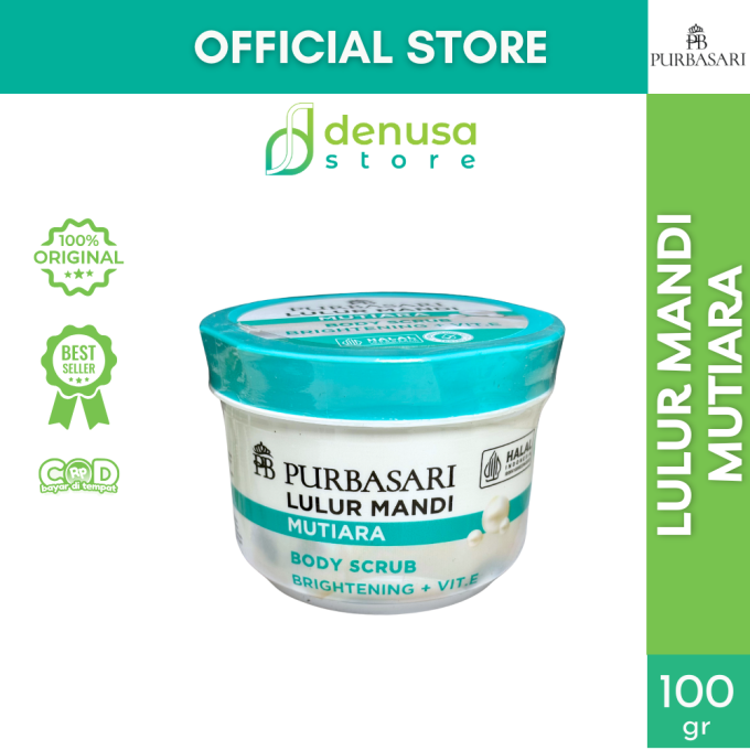 PURBASARI Lulur Mandi Mutiara Body Scrub 100 gram