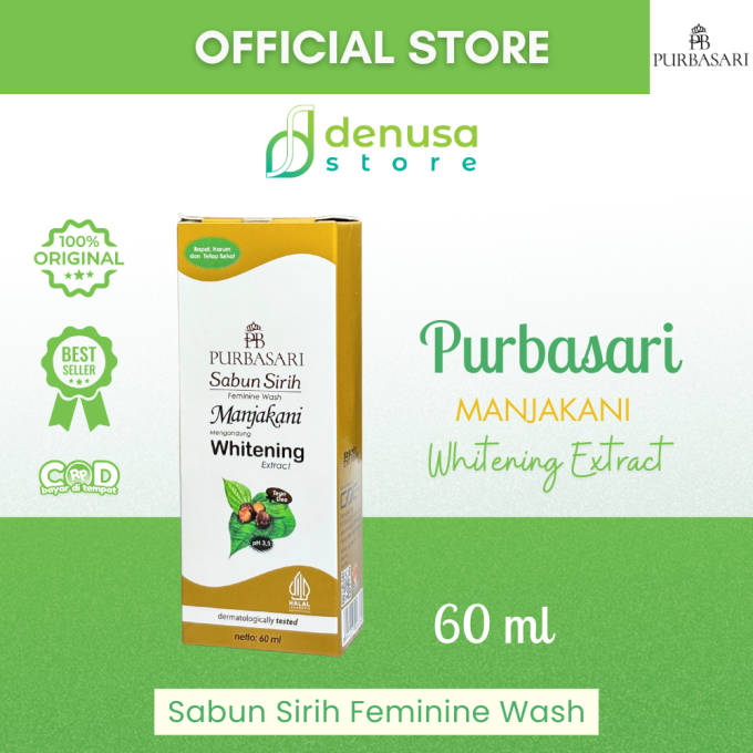 PURBASARI Sabun Sirih Feminine Wash Manjakani 60 ml