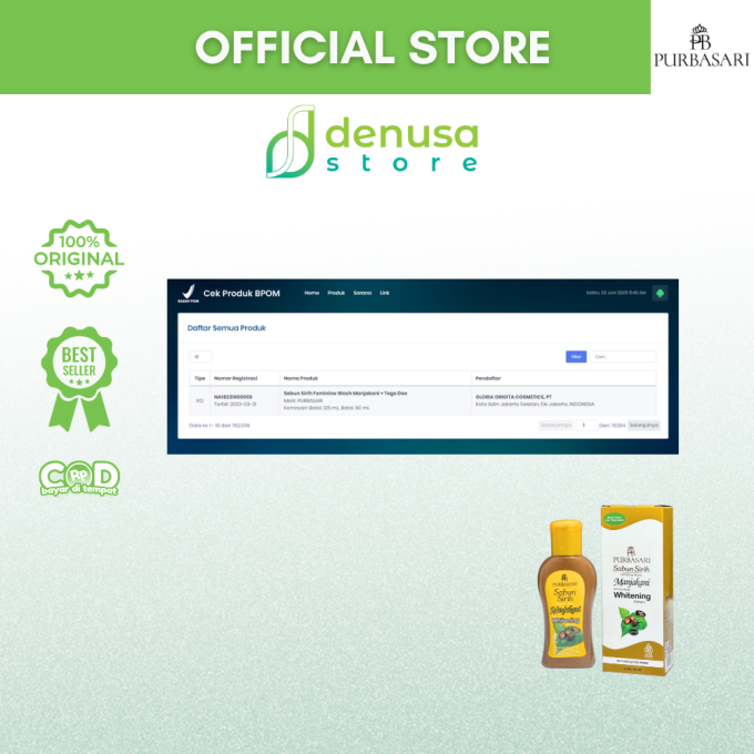 PURBASARI Sabun Sirih Feminine Wash Manjakani 60 ml