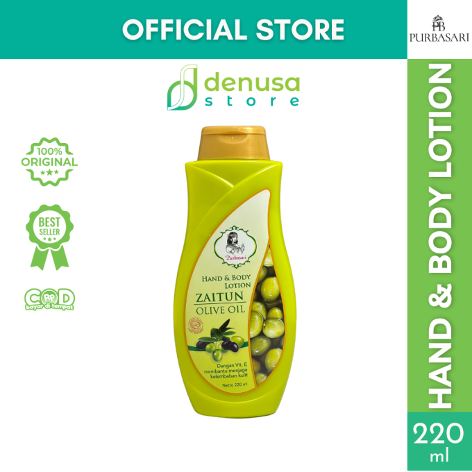 PURBASARI Hand n Body Lotion Zaitun Olive Oil 220 ml