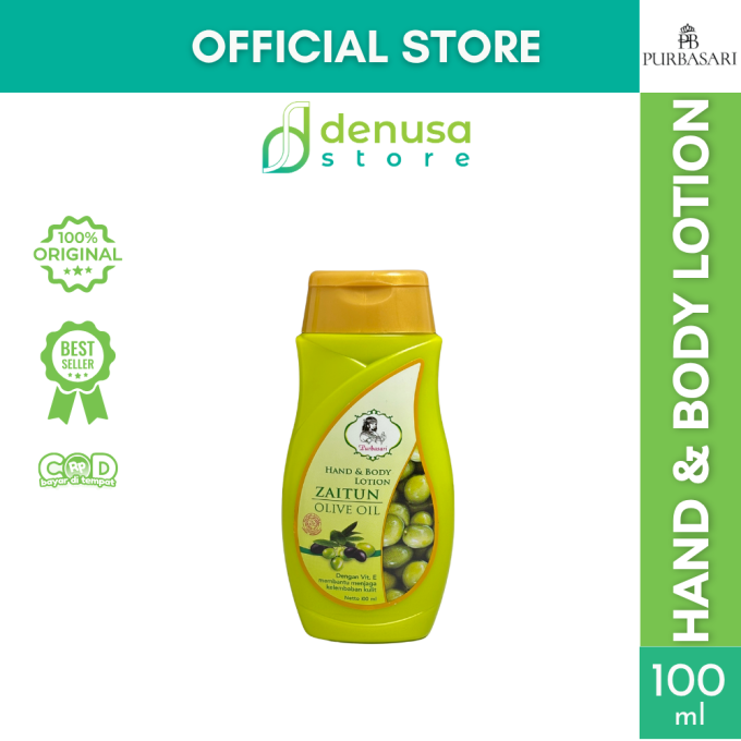 PURBASARI Hand n Body Lotion Zaitun Olive Oil 100 ml