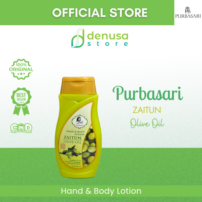 PURBASARI Hand n Body Lotion Zaitun Olive Oil 100 ml