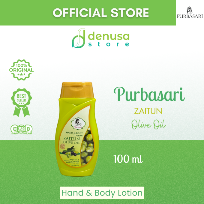 PURBASARI Hand n Body Lotion Zaitun Olive Oil 100 ml