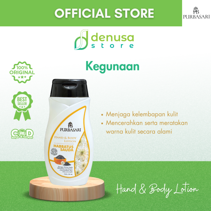 PURBASARI Hand n Body Lotion Habbatussauda 100 ml