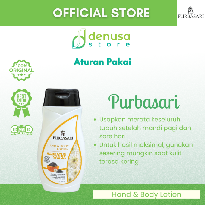 PURBASARI Hand n Body Lotion Habbatussauda 100 ml