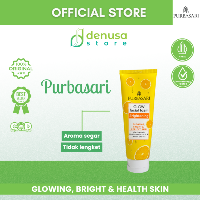 PURBASARI Glow Facial Foam Brightening 100 g