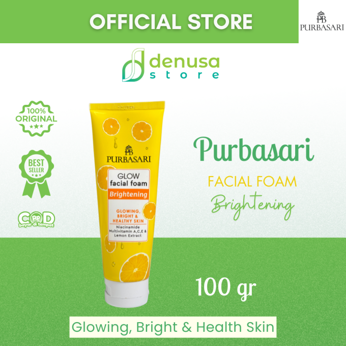 PURBASARI Glow Facial Foam Brightening 100 g