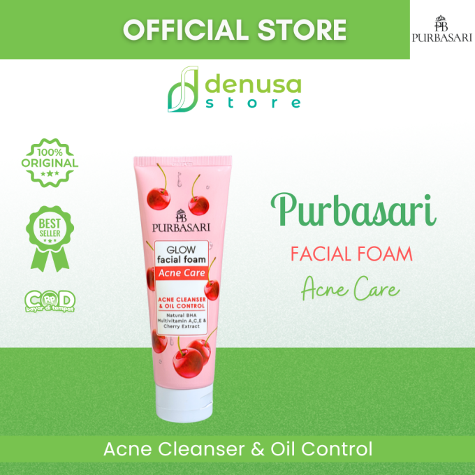PURBASARI Glow Facial Foam Acne Care 100 g