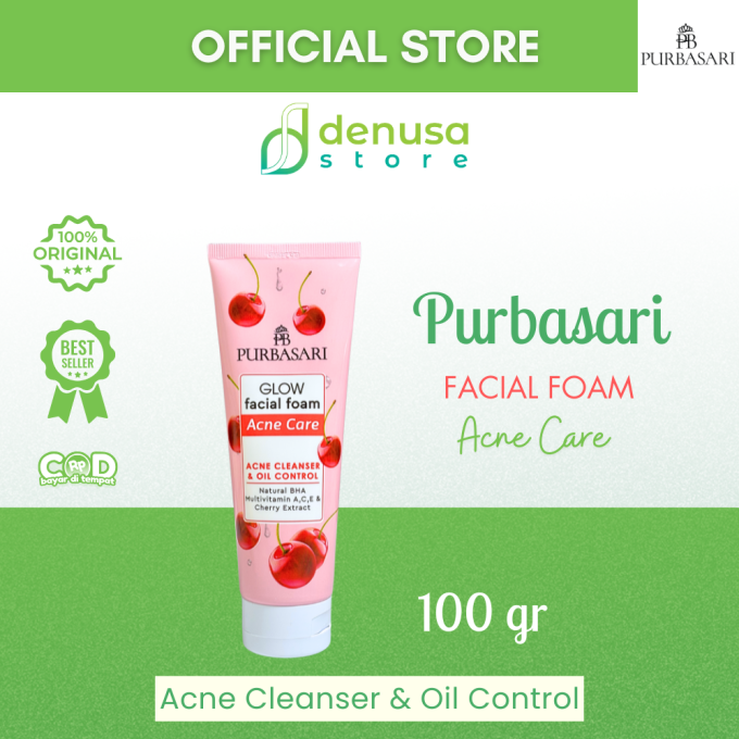 PURBASARI Glow Facial Foam Acne Care 100 g