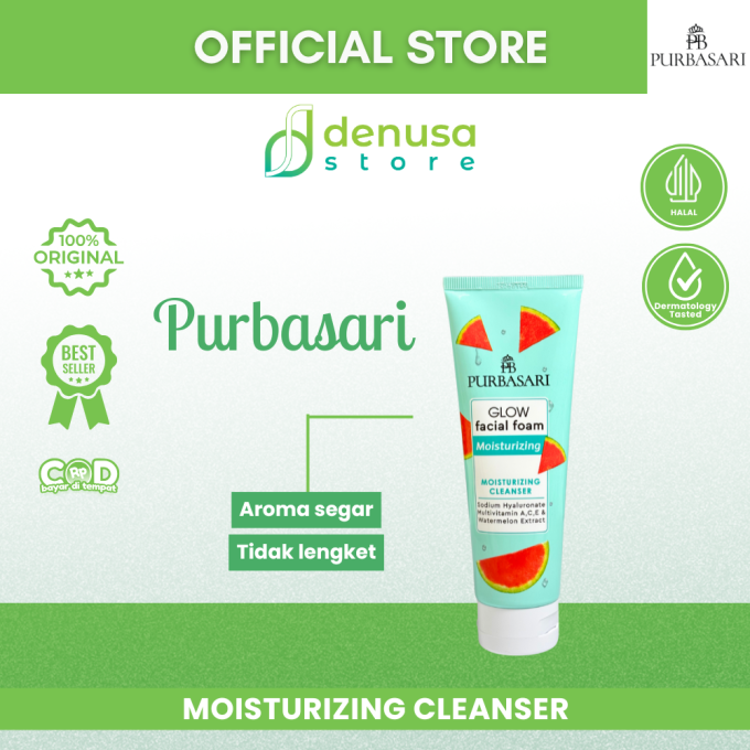PURBASARI Glow Facial Foam Moisturizing 100 g