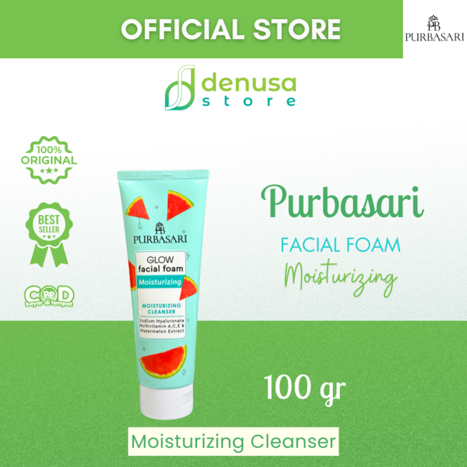 PURBASARI Glow Facial Foam Moisturizing 100 g