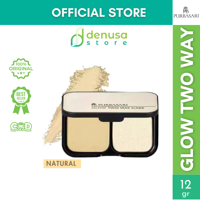 PURBASARI Glow Two Way Cake Hydra Series Natural 12 g